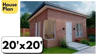 20x20 House Plan / 20x20 Ghar Ka Naksha / Bedroom