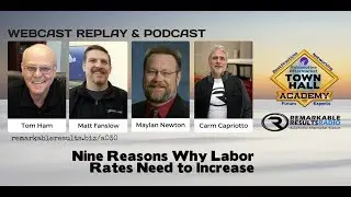 Town Hall Academy   Nine Reasons Why Labor Rates Need To Increase