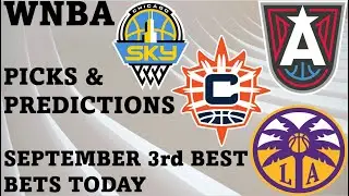 WNBA Picks and Predictions September 3rd Best Bets Today