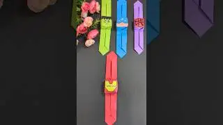Origami paper watch/ Hulk, Captain America, Dr. Strange and Iron Man