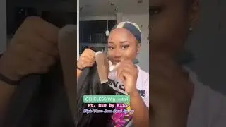 GLUELESS WIG INSTALL ON 4X4 CLOSURE WIG
