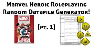 Marvel Heroic Roleplaying Random Character Generation! (pt. 1)