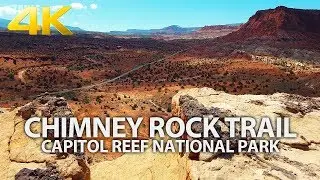 CAPITOL REEF NATIONAL PARK - Chimney Rock Trail, Utah, Hiking, Travel, 4K UHD with Ambient Music