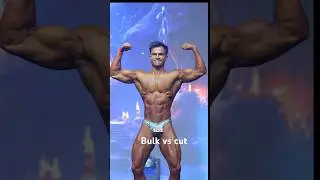 Bulk vs cut ( On stage 🎊🫂)