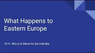 USSR control over Eastern Europe
