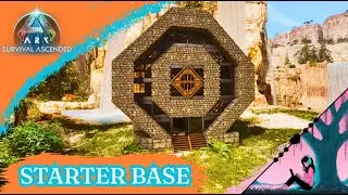 Ark: Survival Ascended | Compact Two-Story Starter Base & Greenhouse (Speed Build)