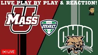 UMass vs Ohio | NCAA Football Livestream Live Radio Broadcast (11/18/2025)