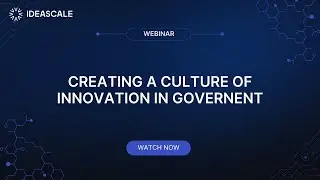Webinar: Creating a Culture of Innovation in Government