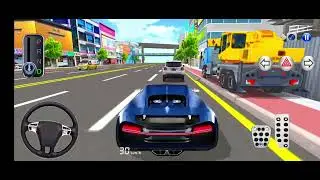 New Bugatti Sport Car Parking Practice Gameplay _ 3D Driving Class Simulation