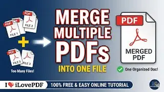 How to Merge Multiple PDF Files into One for Free | Easy Online Tutorial
