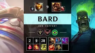 Bard Support vs Brand - BR Grandmaster Patch 25.17