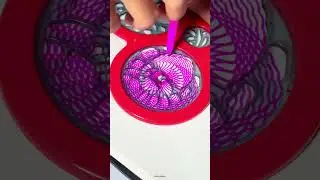 Art Meets Geometry in Real Time #spirograph #asmr