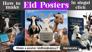 Eid-Al-adha Poster Design Tutorial using Ai | Bakra Eid Mubarak Poster Design for Social Media