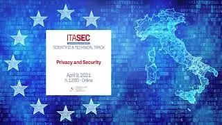 Privacy and Security | Scientific & Technical | ITASEC21