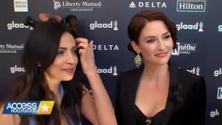 Floriana Lima and Chyler Leigh talking about Sanvers | Glaad awards 2017 |