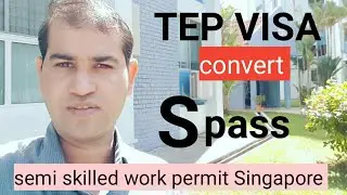 TEP VISA CONVERT INTO S PASS | TEP TO S PASS | TEP SINGAPORE