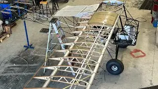 Kitplanes For Africa Explorer Build. Part 6 - Fitting wings