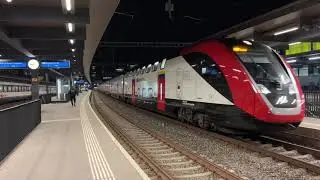 Bahnhof Zürich Oerlikon bei Nacht (27.10.2022)