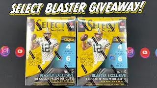 2020 Panini Select Blaster Giveaway +  Ripping TWO Blasters -  Huge QB Hit!