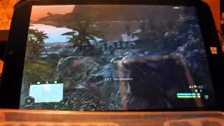Tablet running Crysis (Winbook TW801, Atom Z3735 Gaming)