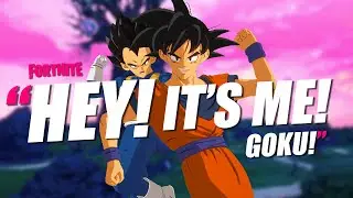 Fortnite! BUT, we act like our Dragon Ball characters..