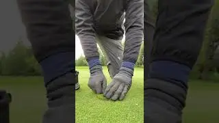 So THIS Is How You Plug Those Golf Holes.. #shorts