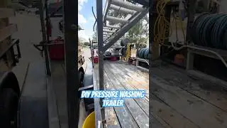 Transforming our pressure washing trailer #shorts #pressurewashing