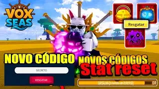 2 NOVOS C&Oacute;DIGOS DE RESET STATUS &Eacute; 2XP DO BLOX SEAS (VOX SEAS) +TODOS OS C&Oacute;DIGOS - ROBLOX