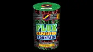 Flux Capacitor Fountain  - Flashing Fireworks