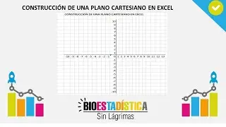 CONSTRUCCIÓN DE UN PLANO CARTESIANO EN EXCEL| BioEstadística Sin Lágrimas
