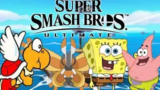 The Characters Play: Para Troopa, Mothim, Spongebob & Patrick Super Smash Bros Ultimate