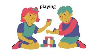 Action Verbs Vocabulary  walking jumping dancing playing#learnenglish
