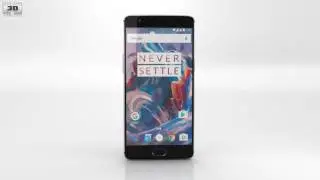 OnePlus 3 Graphite 3D model by 3DModels.org