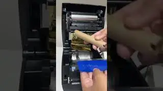 Como colocar o ribbon na sua impressora termica!