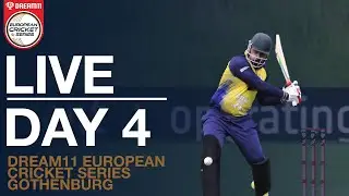🔴 Live European Cricket Series Gothenburg, Sweden, Day 4 | Cricket Live Stream