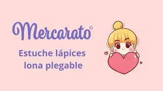 Mercarato -  Estuche de l&aacute;pices de lona plegable