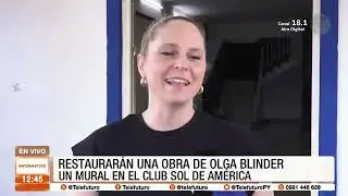 Redescubren y restauran mural hist&oacute;rico en el Club Sol de Am&eacute;rica