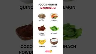 Top Foods That Are SHOCKINGLY High In MAGNESIUM #food #magnesium