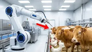 Inside a Fully Automated Animal Farming Factory | Robots & AI