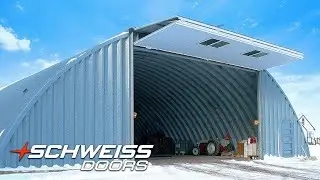 Schweiss Lift-Strap Bifold Doors are Superior to Cables