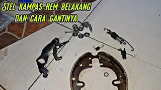 Cara ganti kampas rem belakang great corolla ( all new )