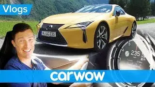 Lexus LC500 review - tested on the Autobahn and in the Alps | Mat Vlogs