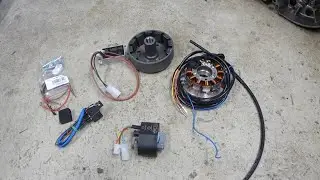 Einbau Vape in MZ ES250/2 Motor -  Einbauvariante ohne Batterie