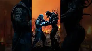 A seamless fusion of Sub Zero and Venom, a new hybrid creature #aiart #hybrid #aivideo #venom #ии