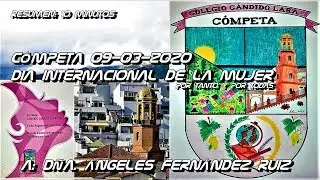 Colegio Cándido Lara  de Cómpeta. Dia internacional de la Mujer .9 de Marzo de 2020.