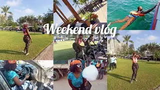 MY FIRST SPIN CLASS EXPERIENCE!!! car shopping, beach content + more☺️