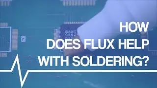 How does flux help with soldering?