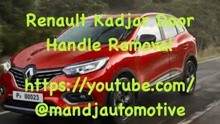 Renault Kadjar door handle removal