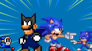 VanossGaming Sprite Animated  -  Batbro and The Blue Blur
