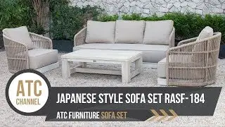 Outdoor Unique Japanese Style Sofa Set RASF-184 | ATC Furniture